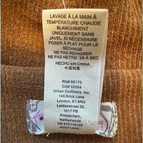 Free‎ People Woodstock Cozy Oversized Boho Plaid Poncho Fall Layering - Picture 6 of 6